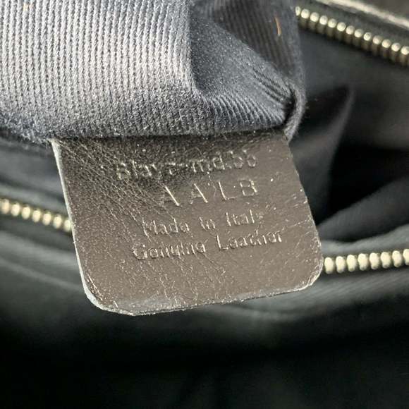 BALLY Black Leather Top Handles Tote Bag - Picture 10 of 11